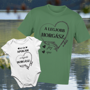 A legjobb horgász póló + Baba Body szett