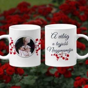 A világ legjobb nagymamája fényképes bögre