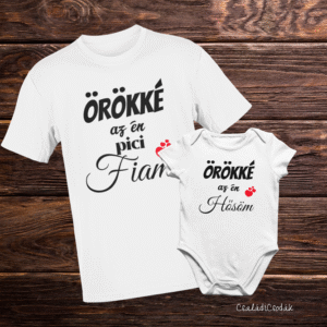 .Örökké az én pici Fiam&Örökké az én Hősöm piros szives szett